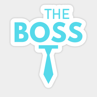 The Boss Couple Valentines Day Sticker